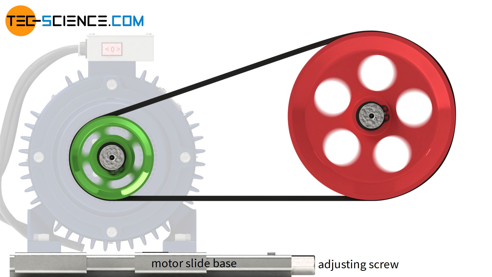 Motor slide base