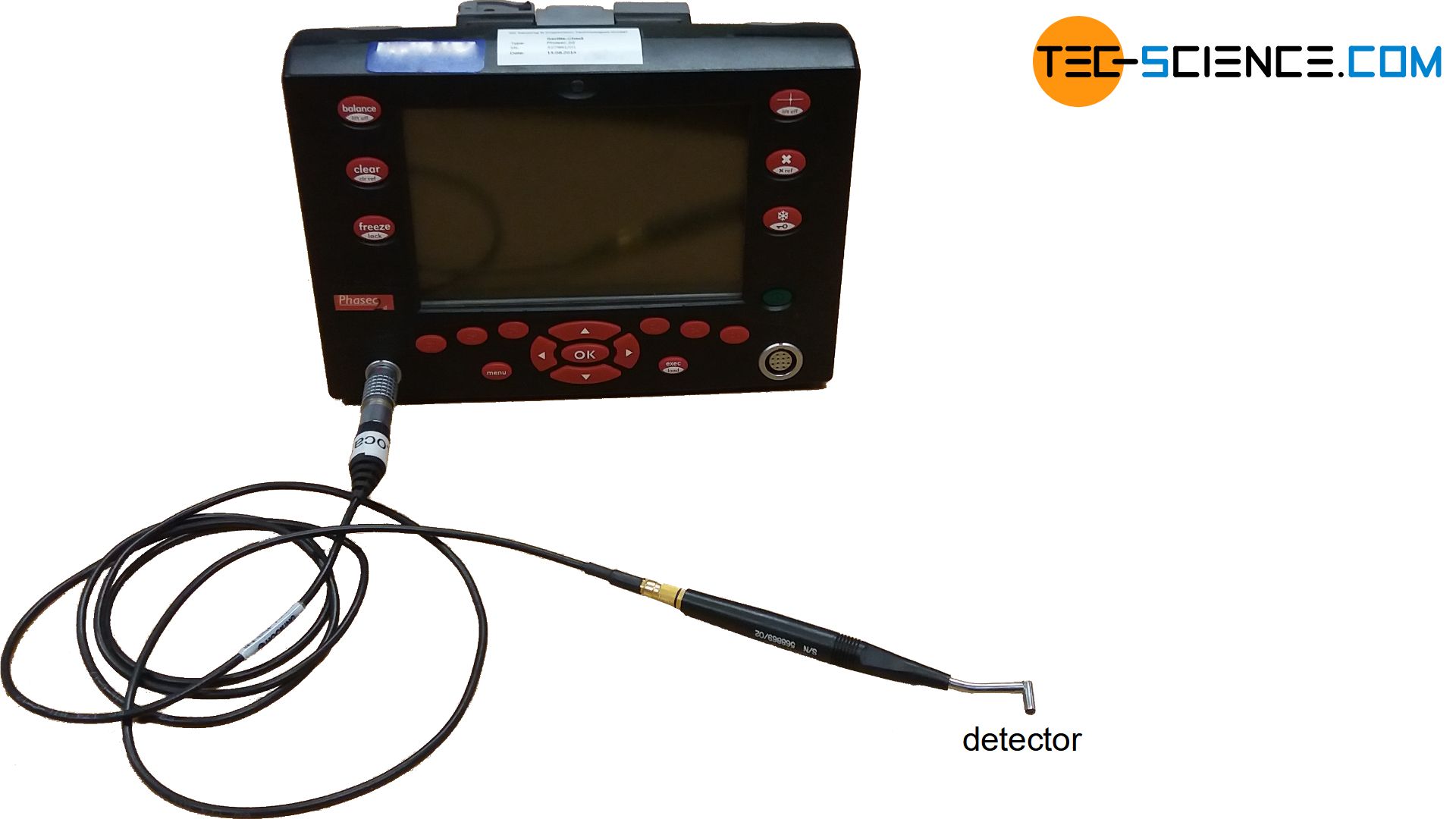 Measuring tool for eddy current testing