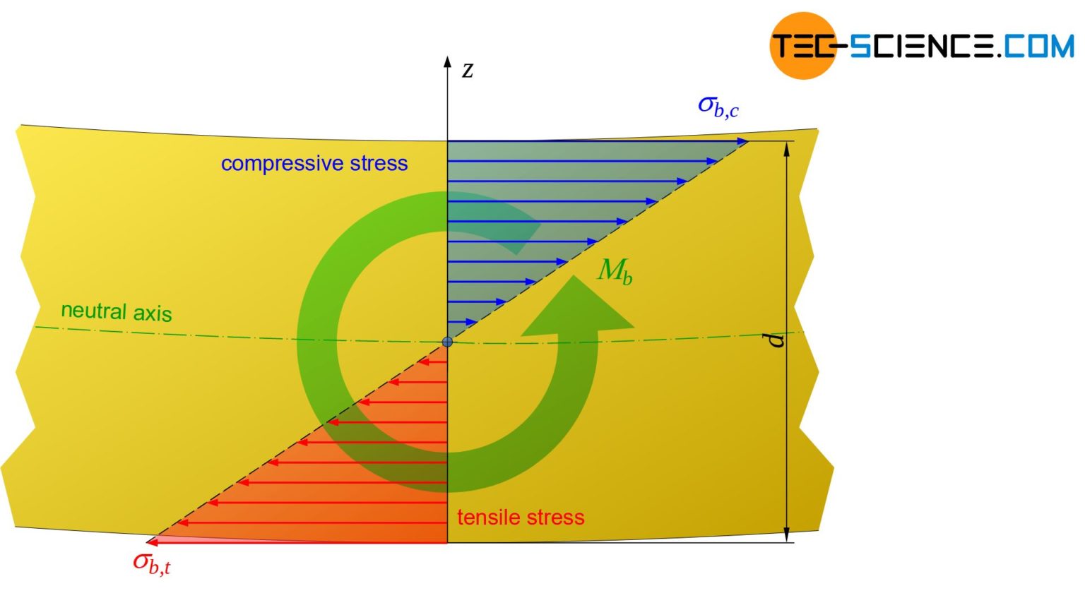 Bending flexural test tecscience
