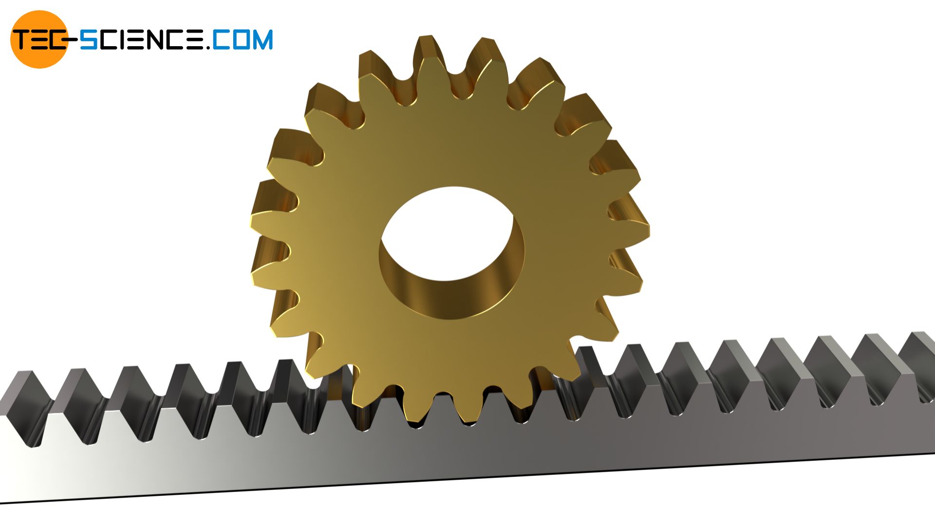 Rack and spur gear