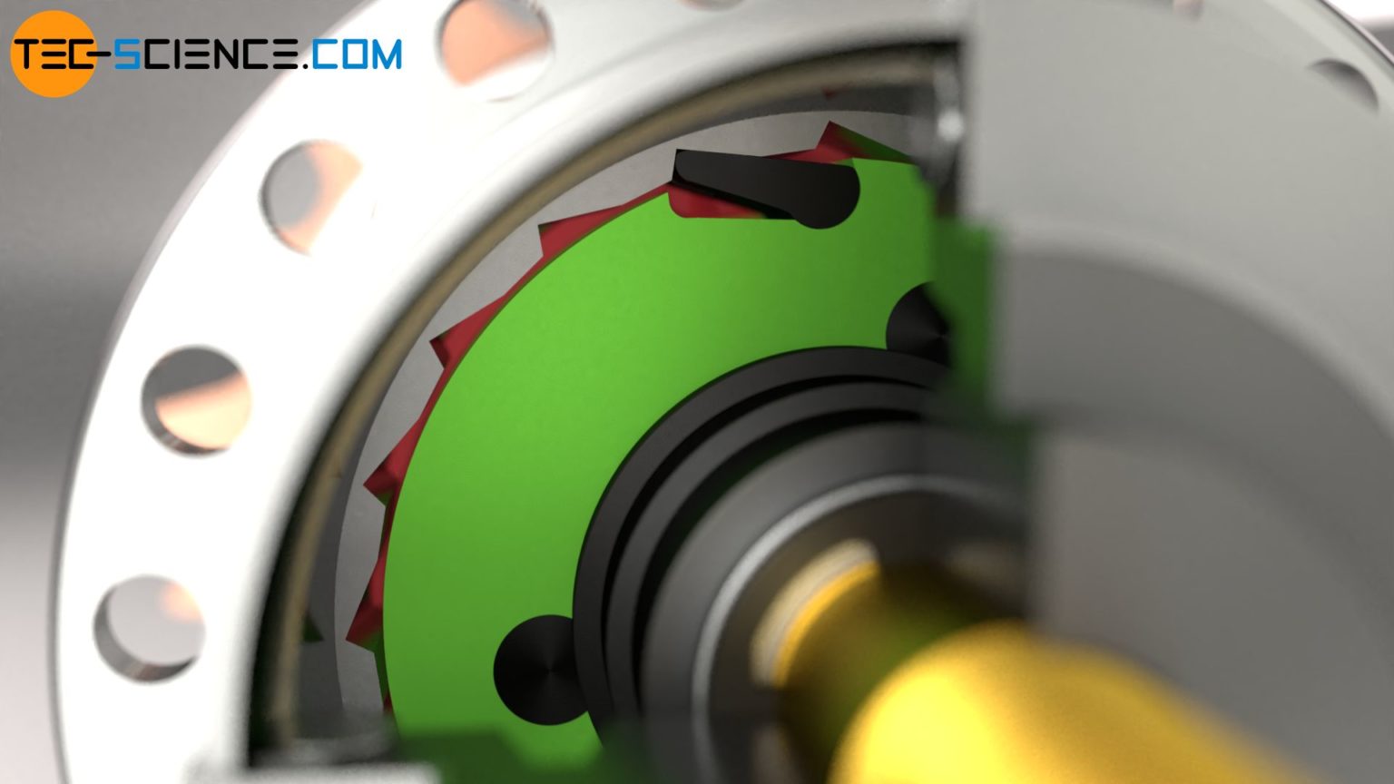 How does a threespeed gear hub work? tecscience