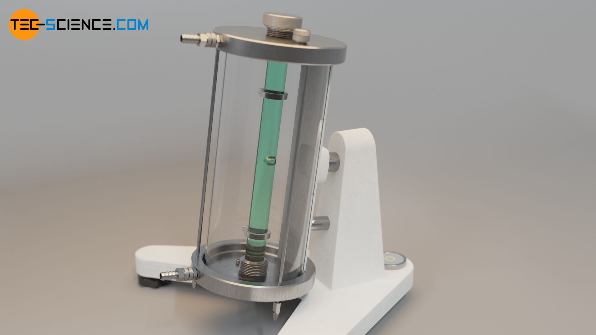 Falling sphere viscometer according to Höppler