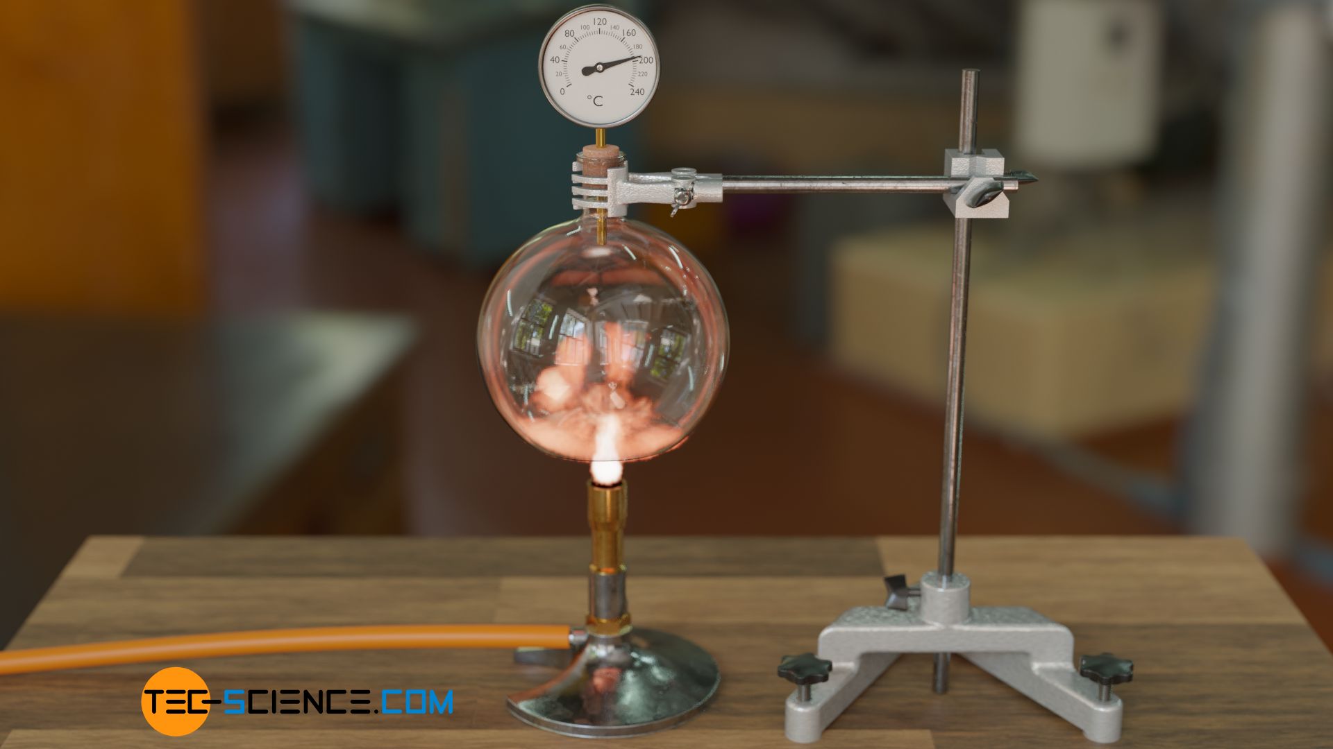 Isochoric heating of a gas