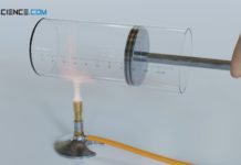 Energieübertragung durch Wärme und Arbeit (Kompression) auf ein Gas