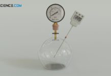 Experiment to investigate the relationship between pressure and temperature at constant volume