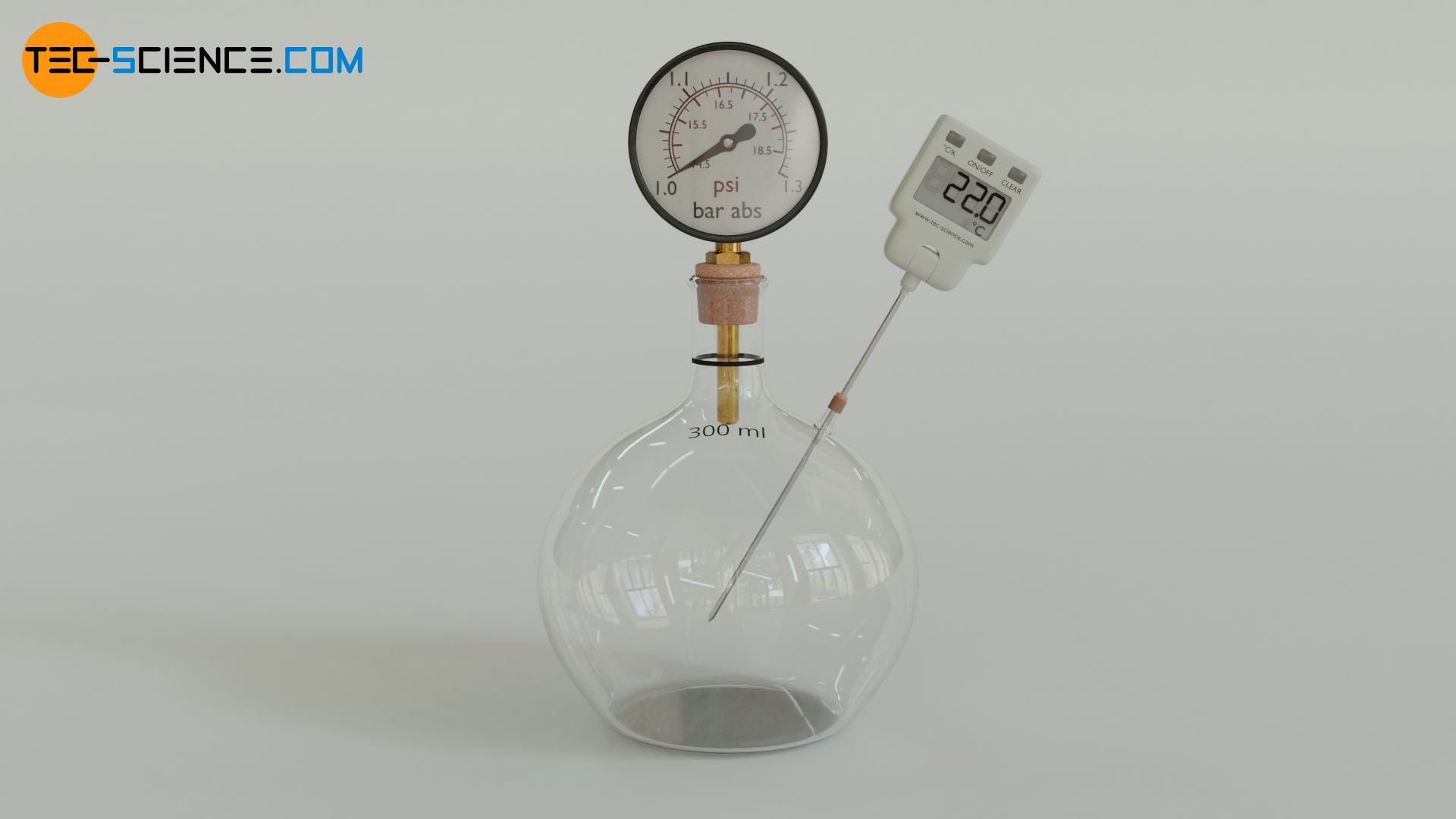 Experiment to investigate the relationship between pressure and temperature at constant volume