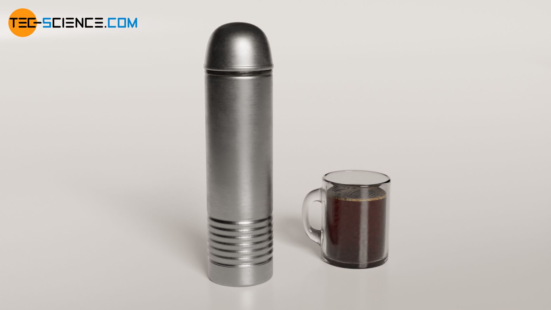 Thermos flask as an example of a isolated system